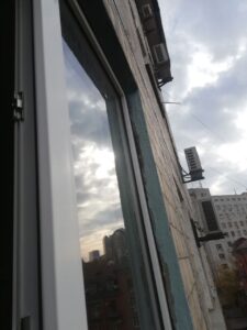 Внешние откосы до отделки