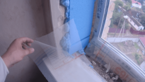 Штукатурная сетка для откосов из пенополистирола